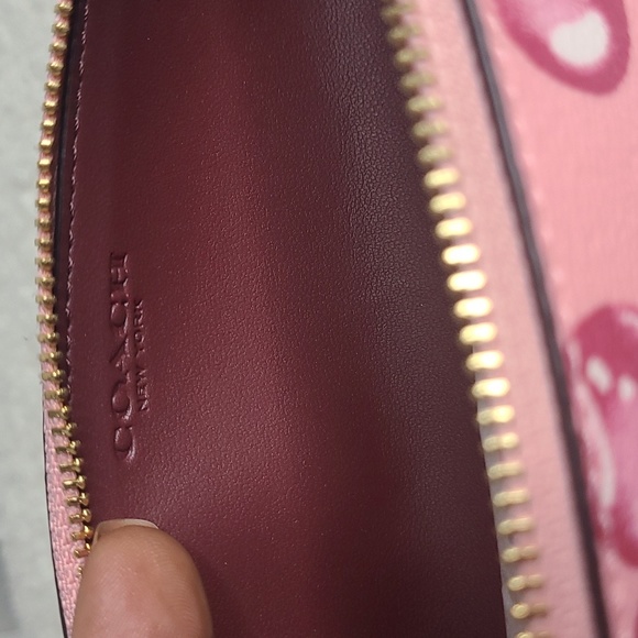 Coach Pencil Case With Cherry Print - Picture 7 of 8